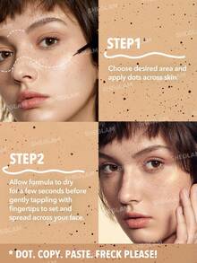 SHEGLAM Freck Please Freckle Tint-Fawn Smudge Tint Waterproof Long Lasting Natural Multi-Use Liquid Contour Smooth Face Makeup Contour & Bronzer Pecas Marca Belleza Maquillaje Maquullaje CosméTica Para Mujeres NiñAs Perfecto Para Invierno Primavera Ideal Para Y2K Elegante Moda Adecuado Para CumpleañOs San ValentíN Regalo Fiesta Listo Mejor Color - Fawn - Ver 4