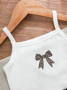 Cozy Pixies Baby Girl Fruit Print Camisole Top And Elastic Waist Shorts 2 Pieces Set - Multicolor - View 4