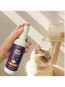 Bộ 1/2 chai xịt chống cào cho mèo với công thức dịu nhẹ, không gây hại cho thú cưng, bao gồm cả xịt vùng cấm và xịt chống cào/cắn đồ nội thất. - 100ml - Xem 5