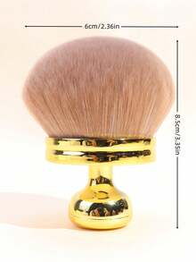 1 Piece Extra Large Soft Multifunctional Powder Brush For Foundation Blush Contour Bronzer Concealer Body Nails Daily Makeup Essential Professional Makeup Tool - Multicolor - View 3