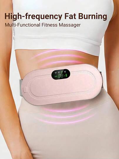 Teckwe Menstrual Hot Pillow, Cycle Hot Pillow, Female Menstrual Electric Belt, Hot Pressing, Heating: Home Use, Vibrating Waist Massager, Rechargeable Model, Abdominal Hot Pillow, Perfect Choice For Valentine's Day Gifts, Hot Massage Abdominal Hot Pillow, Women And Girls Relieve Pain.(Battery Capacity: 1500mAh)