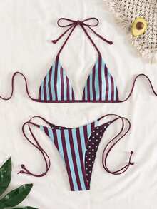 Swim SXY Women's New Reversible Sexy Bikini 2 Pieces Swimsuit Set, Fashion For Beach, Party, Vacation, Hot Selling Sexy Swimwear - Multicolor - View 3