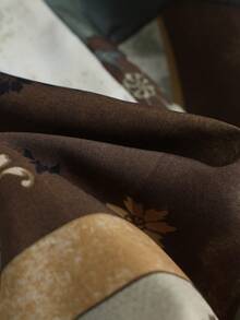 Franclia 百搭优雅通勤休闲度假A字不对称印花连衣裙/半身裙，女士春夏款 - 彩色 - 查看 3