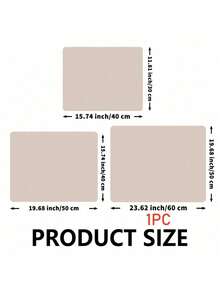 1 件装超强吸水防滑速干纯色厨房沥水垫，适用于水槽边，秋冬圣诞风格，卫生家居装饰厨房垫，沥水垫，吸水垫 - 卡其色 - 查看 10