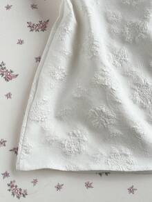 Elamini 女士黑色滚边蝴蝶结迷你吊带白色连衣裙，可爱又青春 - 黑與白 - 查看 6