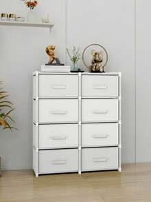 1pc Multi-Layer Storage Cabinet With Drawers, Bedroom Lingerie Organizer, Home Use Assembly Storage Rack, Floor Standing Assembly Storage Rack - Multicolor - View 6