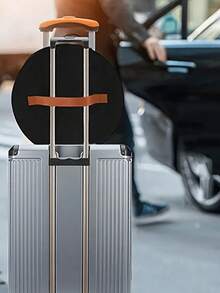 1个大容量圆形旅行帽子收纳盒 - 便携式毛毡收纳盒，带防尘罩和拉链，内部空间宽敞，适合存放帽子、玩具和衣物 - 非常适合旅行、衣橱整理和送礼 - 彩色 - 查看 6