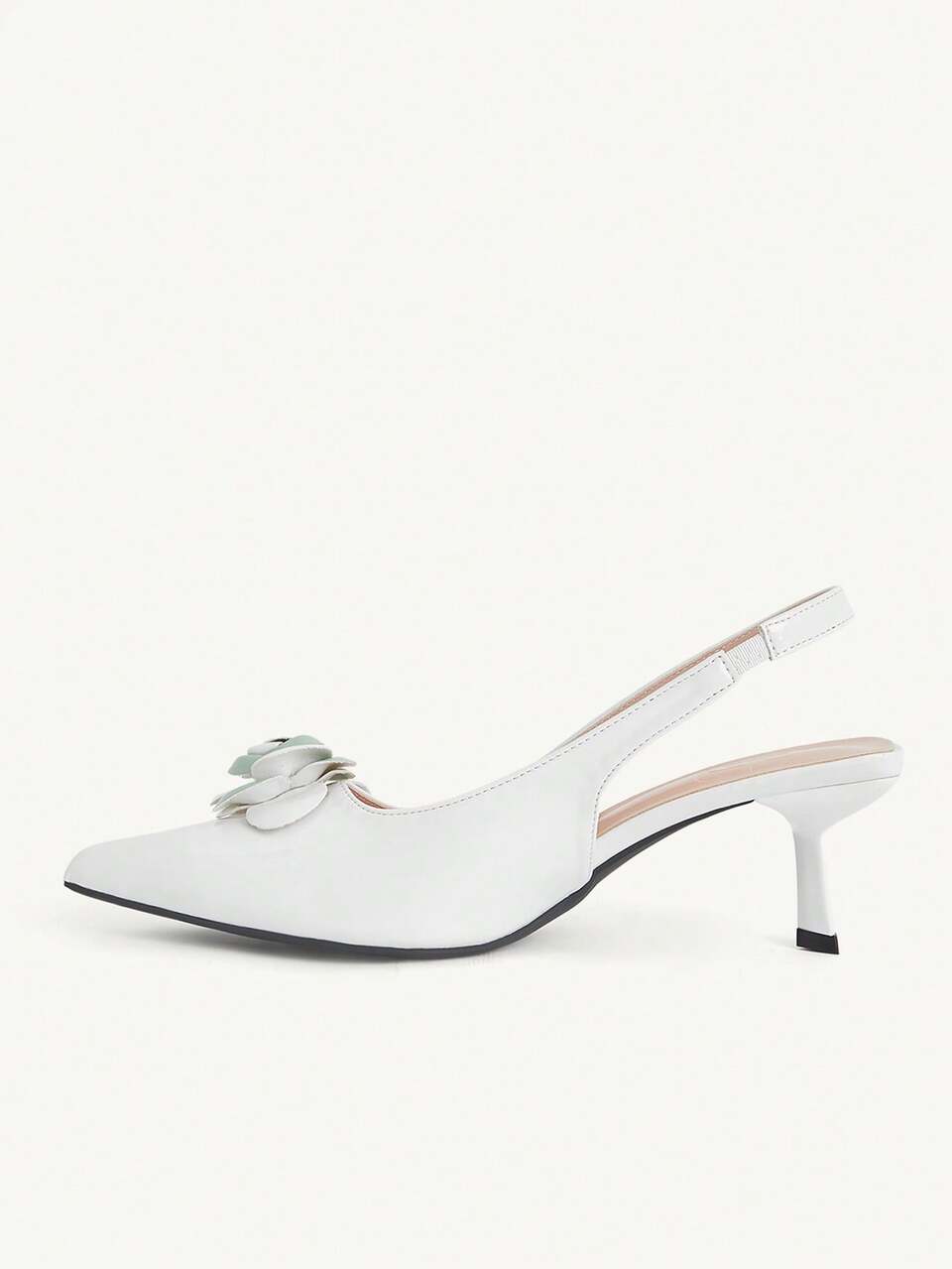 CUCCOO CHICEST Women's Fashion 3D Floral Pointed Stiletto High Heel Shoes Wedding Shoes Summer Shoes Bride Shoes