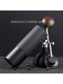 手摇咖啡研磨机、咖啡豆研磨机、手冲咖啡套装、家用手动研磨机、手摇咖啡机 - 黑色 - 查看 7