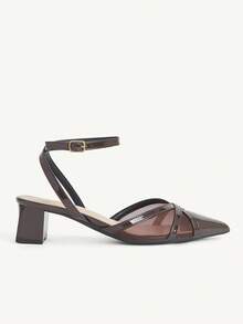 CUCCOO CHICEST Women Heeled Sandals - Coffee Brown - View 3