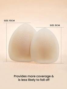 LUVLETTE Plus Women Invisible Skin-Friendly Sticky Self-Adhesive Anti-Sagging Shaping Lifting Breast Tape,Bikini Breast Petals-Cinnamon Wedding Bra - Cinnamon - View 11