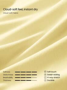 2-In-1 Two-Way Wear Strapless Dress Keep It Breezy Ultra-Fine Soft Texture Side Pockets  Foldable Daily Casual Wear - Yellow - View 7