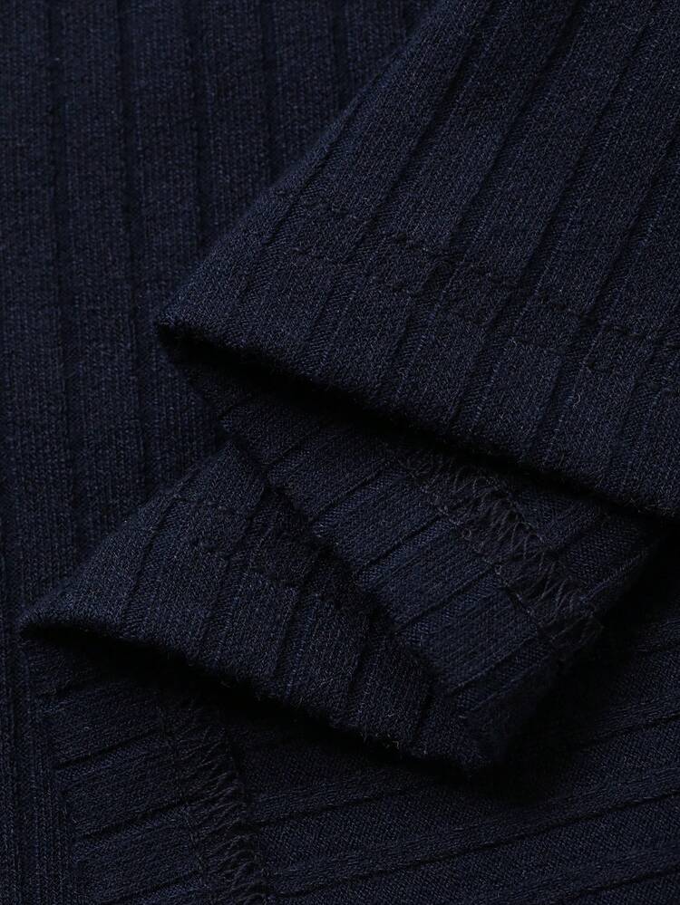 Women's Loose Fit T-Shirt Dress With Woven Label Decor, Casual Loungewear, Autumn/Winter