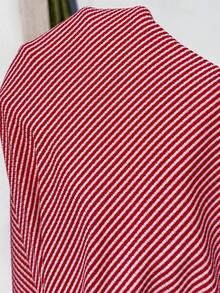 Boho Mama 孕妇条纹抽绳腰休闲百搭日常宽松裤 - 紅白色 - 查看 7