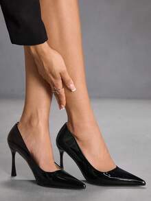 CUCCOO SZL Women's High-Heeled Shoes Are Sexy Spring Shoes - Black - View 5