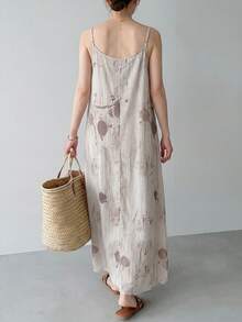 EMERY ROSE Women's All-Over Print Casual Vacation Sleeveless Dress - Multicolor - View 2