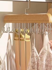 1/2pcs Multi-Functional Detachable Hanger, Bra & Camisole Storage Rack, Seamless Drying Rack,Spring,Minimalist,Summer Tops - Multicolor - View 9