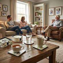 Cirelle Handcrafted Seashell Coaster Set - Southeast Asian Style Heat-Insulating Mat For Cups & Bowls, Boho Table Decor & Unique Gift - Multicolor - View 4