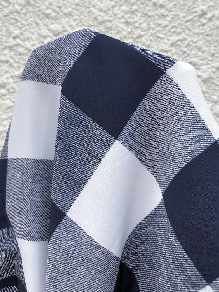 Plus Size Women Plaid V-Neck Button Design Casual Sleeveless Shirt Summer Tops Summer Outfits Summer Clothes Spring Dress Spring Outfit Women Spring Clothing Beach Vacation Outfits For Women Vacation Dress Bohemian Festival Outfits For Women Beach Outfits For Women Women Plus Size Tops Women's Tops For Summer Summer Tops