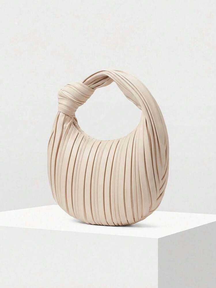 FASHION ZIPPER CLOUD TOP HANDLE BAG