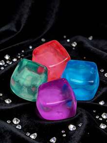 POKOJA LAND Large Ice Cube Maltose Squishy Toy,Texture Squishable, Anxiety Relief Fidget Toy For Adults - Multicolor - View 1