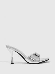 CUCCOO SZL Women's High-Heeled Sandals Are Sexy - Silver 2 - View 2
