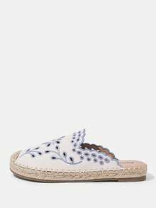 Styleloop Women's Flat Slip-On Shoes, Boho Style, Retro American, Bohemian, Western, Music Festival, Party Outfit Valentine's Day Holiday Travel Essential Boho Cowgirl Outfit - Blue - View 2