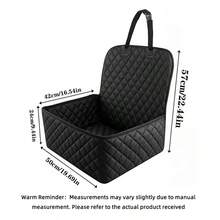 Easy-To-Clean Pet Car Seat Cover, Washable, Suitable For Dog Car Seat, Ensures Pet Travel. Adjustable Straps, Fits Most Vehicles, RVs And Outdoor Travel. An Ideal Gift For Pet Owners. Car Seat Cover, Essential Car Accessory For Pet Travel. - Multicolor - View 3