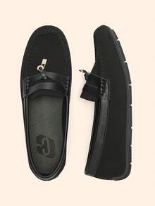 CUCCOO BASICS Women's Fashion Flat Shoes - Black - View 5