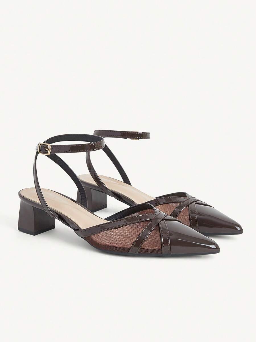 CUCCOO CHICEST Women Heeled Sandals - Coffee Brown - View 1