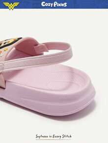 Cozy Pixies 1 Đôi dép lê cho bé kiểu công chúa xinh xắn, đa năng, thích hợp đi biển mùa hè. - Hồng - Xem 7