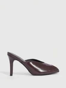 CUCCOO SZL Giày sandal cao gót thời trang, thanh lịch dành cho nữ, thích hợp dự tiệc và đi làm dịp Giáng sinh - Cà phê nâu - Xem 8