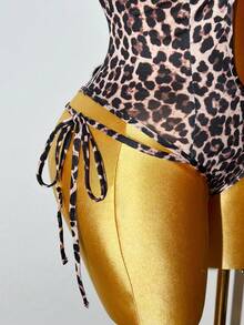 Bare Chapter 2件套裸露镂空铃铛颈圈性感连体衣女款 - 彩色 - 查看 7