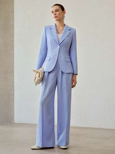 MOTF PREMIUM CASUAL LAPEL COLLAR SLIM WAIST BLAZER