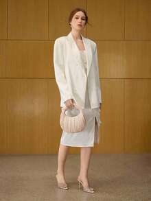 MOTF PREMIUM BOLSO DE ASA SUPERIOR CON CREMALLERA Y DISEÑO DE NUBE - Beis - Ver 7