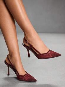 burgundy mirror