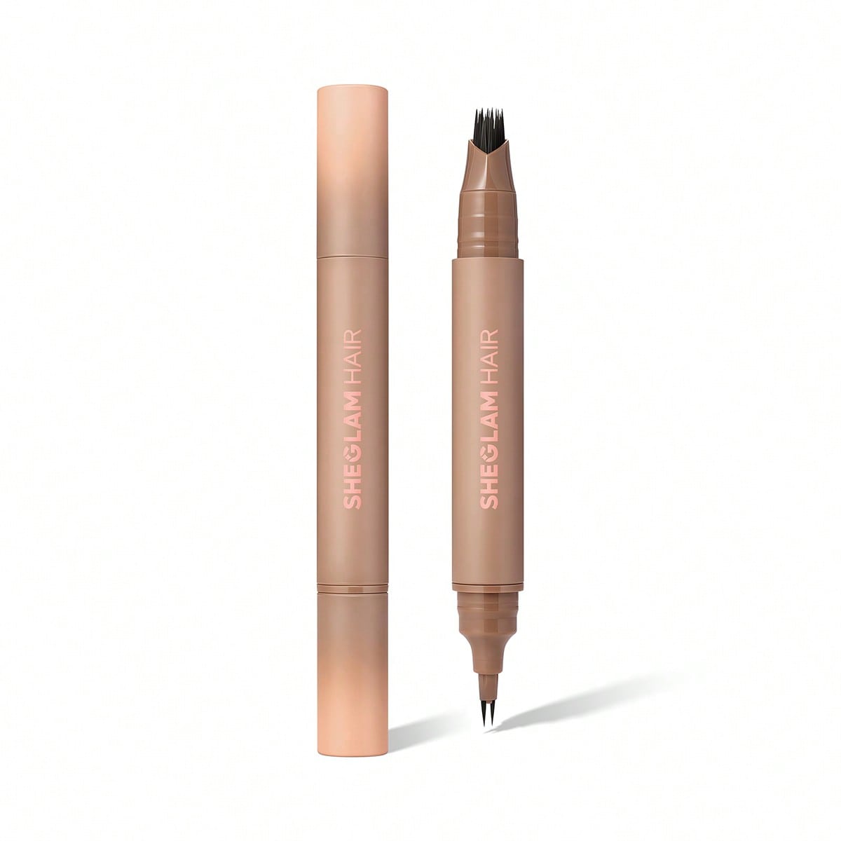 Shein Ebony 2 In 1 Volume Boost Multi-Use Hairline Pen-,Fill In Hairline Eyeliner Eyebrows,Hairline Coverage Powder,Multi-Use,Waterproof,Sweat-Proof & Oil-Proof,24H Rich Color,Long-Wear Lasting Quick Cover Hair Root