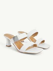 CUCCOO CHICEST Wemenshoes Spring/Summer Fashion High Heel Sandals - White - View 1