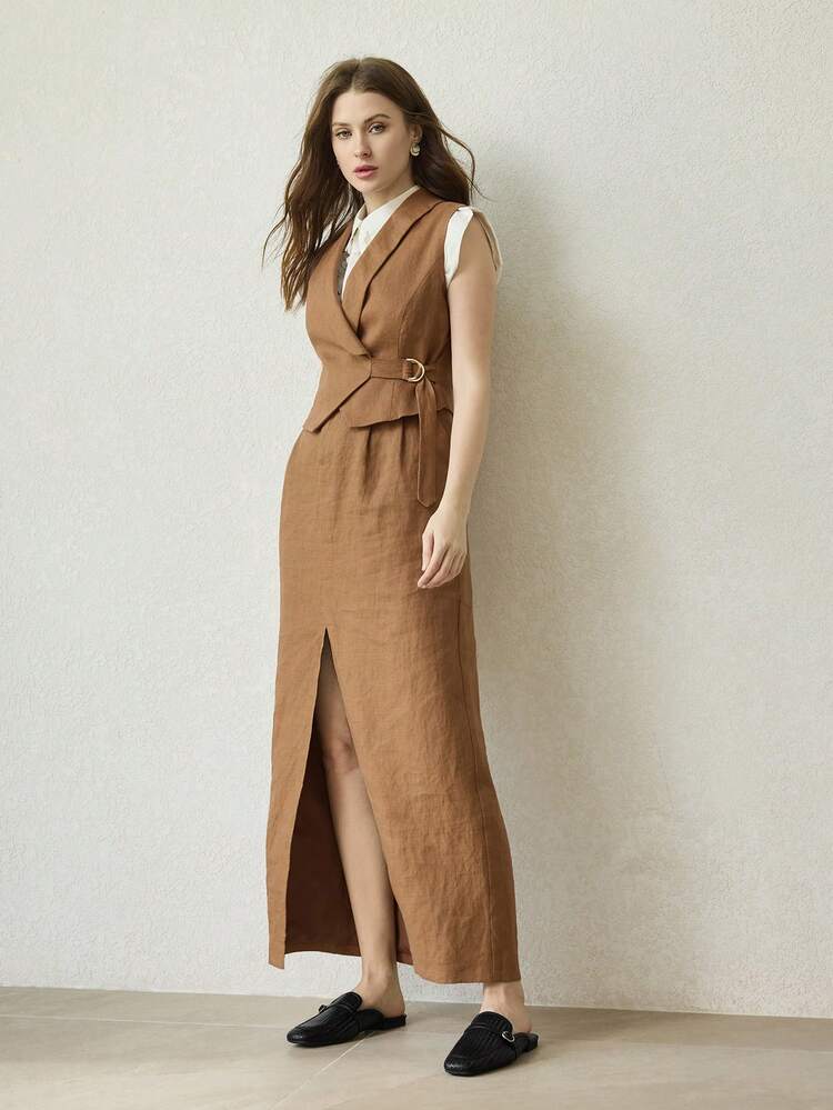 WOMEN'S SQUARE TOE CONTRAST BINDING BUCKLE DETAIL FLATS SPRING SHOES SPRING BREAK EASTER SPRING SHOES