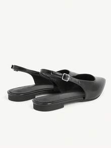 CUCCOO CHICEST Women's Fashion Versatile Pointed Toe Shoes - Black - View 4