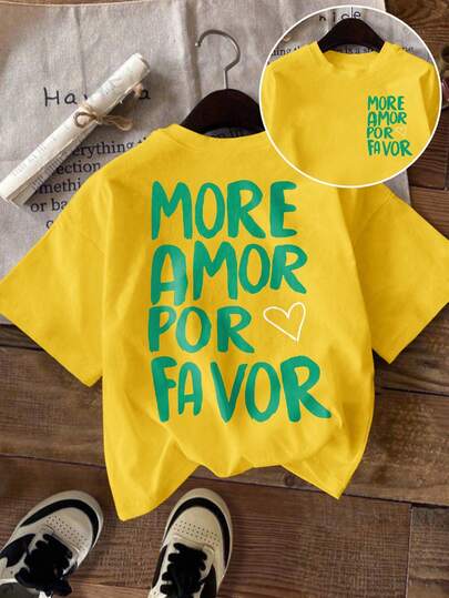 DrmWander Women's T-Shirt, Casual Street Style Graphic Short Sleeve T-Shirt, Cute Summer Top