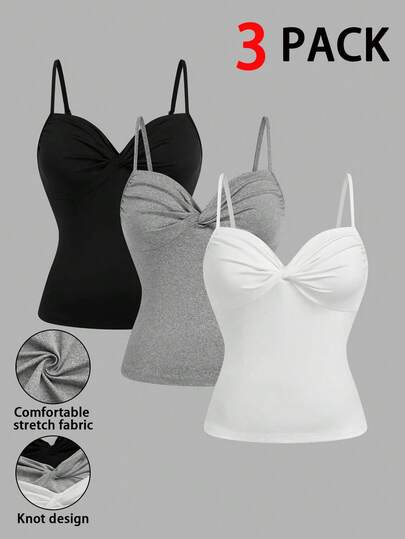 Easura סט חולצת טי-שירט קז'ואל רב-תכליתית וסקסיה לנשים במידות גדולות