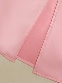 Franclia 2026 New Elegant Women's 2-Piece Set, V-Neck Camisole And Satin Skirt, Minimalist Chic Commuting Casual Style, A-Line High Waist Design, Suitable For Vacation - Multicolor - View 3