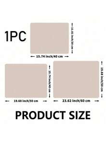 1 件装超强吸水防滑速干纯色厨房沥水垫，适用于水槽边，秋冬圣诞风格，卫生家居装饰厨房垫，沥水垫，吸水垫 - 卡其色 - 查看 12