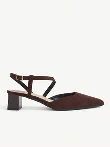 CUCCOO CHICEST Women Heeled Sandals - Velvet dark brown - View 3