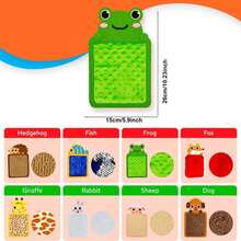 6pcs Textured Touch Toys, 6 Different Animal Sensory Feelings, Fun Tactile Board For Early Motor Skills And Cognitive Learning – Perfect Party Gift Or Halloween & Christmas & Birthday Present, Perfect As A Gift For Children 5+ - Multicolor - View 4