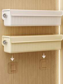 1个内衣胸罩袜子收纳架，壁挂式悬挂储物盒，适用于衣柜、卧室、家居内衣收纳，节省空间 - 彩色 - 查看 10