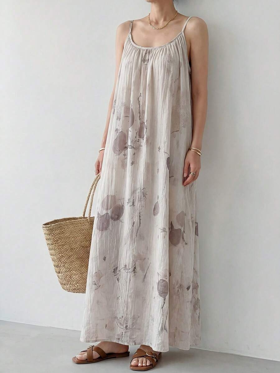 EMERY ROSE Women's All-Over Print Casual Vacation Sleeveless Dress - Multicolor - View 1