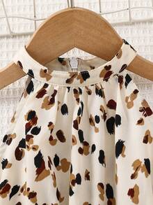 SHEIN Baby Girl Cute Floral Print Romper For Summer - White - View 4