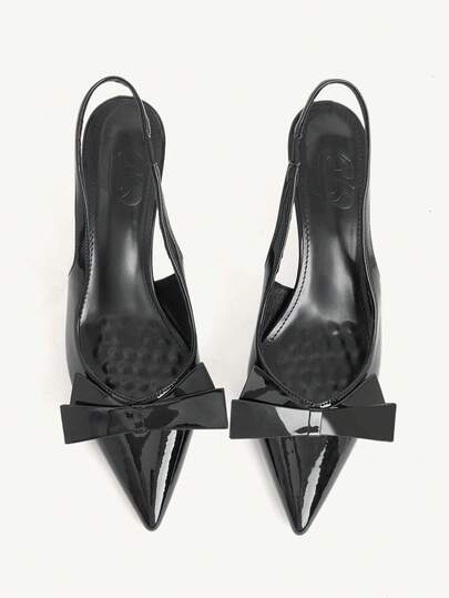 CUCCOO CHICEST Women's Fashion Elegant Bow Decor Pointed Toe High Heels